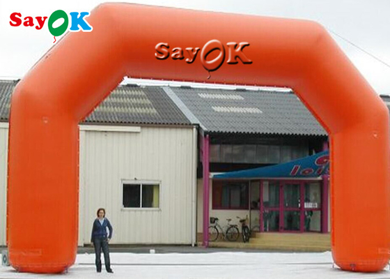 طاق بادی ورودی PVC نارنجی برای تبلیغات تبلیغاتی رویداد