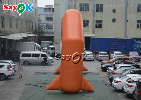 طاق بادی ورودی PVC نارنجی برای تبلیغات تبلیغاتی رویداد