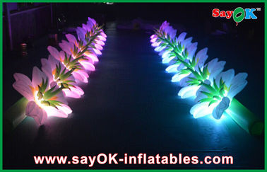 عروسی با گلدار بادوام طولانی با تغییر چراغ های LED سفارشی طراحی