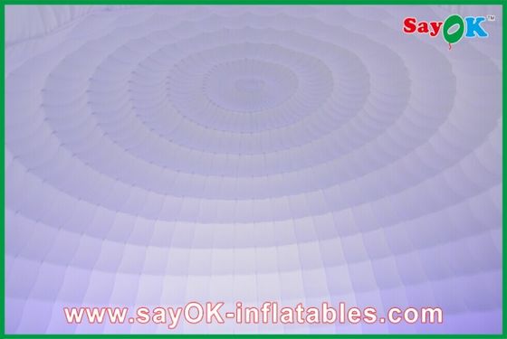 چادر بازي قابل انفجار 5 متري چادر هوايي قابل انفجار سفيد چادر گنبد قابل انفجار براي نمايش