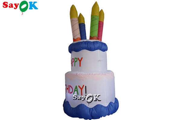 کیک تولد بادی پلاستیکی پی وی سی حیاط خلوت برای تزیینات