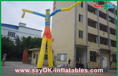 Air Dancing Man 7 متری بادی بادی رقصنده هوا با لوگوی سفارشی برای تبلیغات