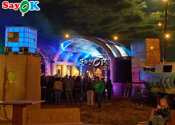 چادر بادکنکی در فضای باز چادر رویداد بادکنکی سفارشی برای فعالیت های نمایشگاه جاده ای