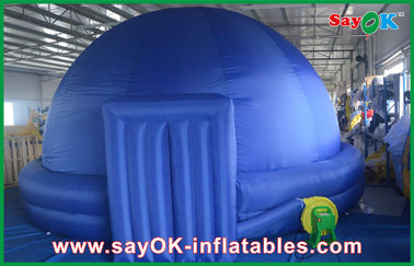 Dia 5m Blue Inflatable Planetarium گنبد چادر تماشای استفاده از فیلم