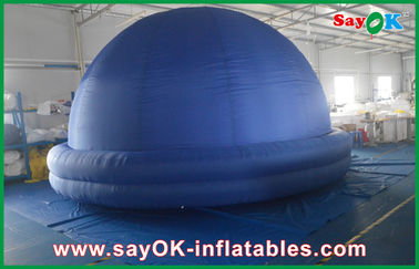 Dia 5m Blue Inflatable Planetarium گنبد چادر تماشای استفاده از فیلم