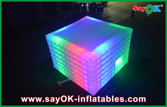 چادر خانه بادکنک 210D پارچه نایلون رنگین کمان غول پیکر چادر بادکنک با پنجره / درب