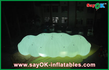 دکوراسیون LED بزرگ Inflatable Helium ابر بالون 0.18mm مواد PVC برای تبلیغات