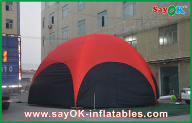 چادر بادی 3 متری قرمز شش ضلعی بزرگ در فضای باز PVC برای حرفه