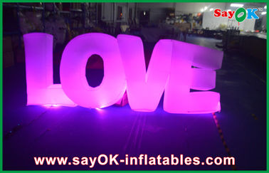 Valentine Inflatable Led Love Love Indoor عروسی بافندگی تزئینی