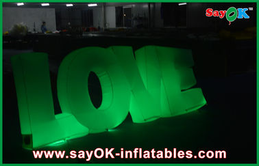 تزئینات نور درختی Inflatables Love Outdoor Decor پارچه نایلون