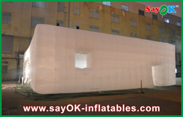 کلوپ شبانه بادی OEM Led Cube چادر بادی غول پیکر برای نمایشگاه ها، 14 x 14 متر
