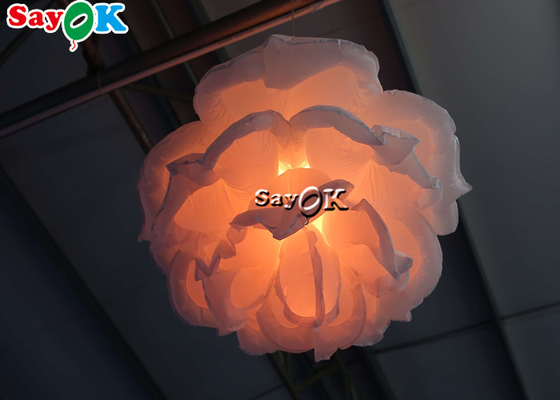 تزئینات نورپردازی بادی 1 متری 3 فوت گل رز آویزان برای تزئین صحنه نمایش