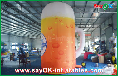 4 متر محصولات بادی سفارشی بطری بادی / فنجان U شکل چاپ سفارشی مدل تبلیغاتی