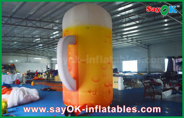 4 متر محصولات بادی سفارشی بطری بادی / فنجان U شکل چاپ سفارشی مدل تبلیغاتی