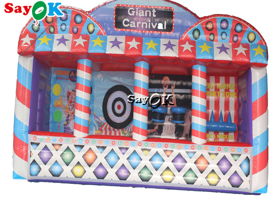 چادر هوای کارناوال پارتی چادر بادی تجاری برای کودکان Blow Up Game Booth 6.6x2.8x3.656mH
