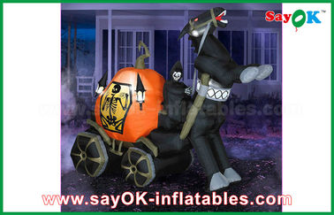 سیاه آکسفورد پارچه هالووین حیاط بادوام تزئینات موتور سیکلت شکل تورم