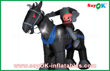 خنده دار تزئین هالووین Inflatable سفارشی Multicolor با نور چراغ