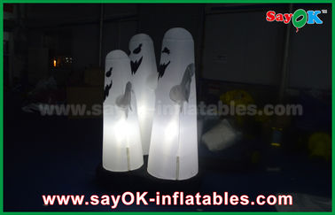 1.5 میلیون پارچه OXFORD هالووین 3 Ghost Inflatable Lighting Decoration ضد آب