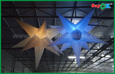 دکوراسیون دکوراسیون کریسمس بادی چراغ نور ستاره برای سقف تزئینی