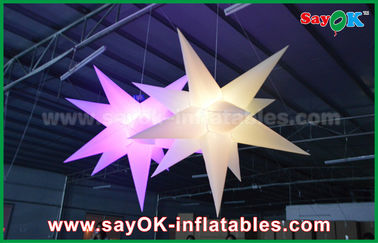 نایلون تبلیغاتی LED ستاره بالن تزئینات بادوام در فضای باز با استفاده از دمنده CE / UL
