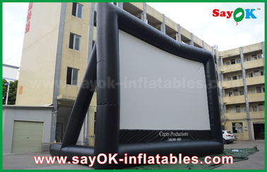 صفحه نمایش سینمای بادی غول پیکر 10 ML X 7 MH پارچه پروجکشن صفحه تلویزیون بادی گواهینامه CE / SGS