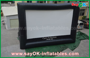 صفحه نمایش سینمای بادی غول پیکر 10 ML X 7 MH پارچه پروجکشن صفحه تلویزیون بادی گواهینامه CE / SGS