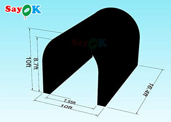 چادر تونلی پرفابلیک سیاه برای نمایشگاه ها