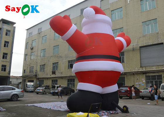 سرگرمی تزئینات حیاط بابا نوئل بادی پی وی سی ۶ متری
