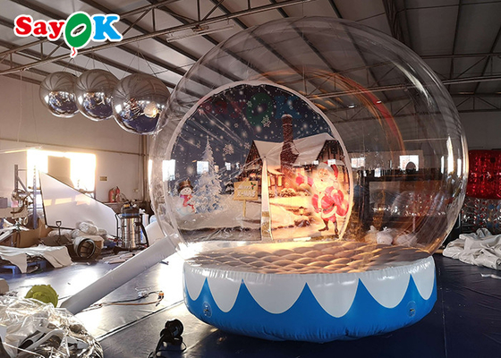 چادر حباب بادی توپ کریستالی Snow Globe سفارشی برای مرکز خرید