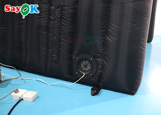 خیمه هوا در فضای باز 210D اکسفورد سیاه تونل بادکنک خیمه چند کارکرد برای فعالیت های نمایشگاه