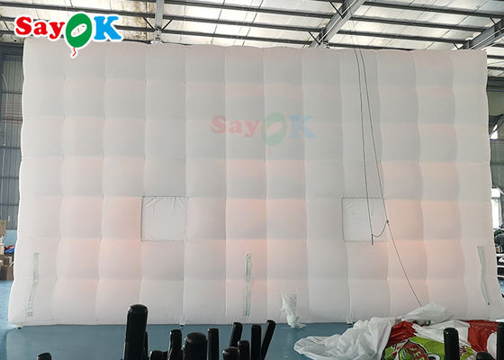چادر بادکنک کمپینگ 8x8x5m چادر باغ بادکنک LED در فضای باز اجاره چادر بادکنک