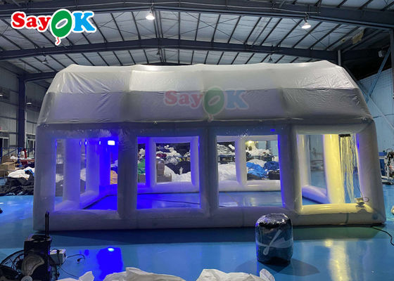 چادر خانه بادکنک 0.55Mm Pvc چادر بادکنک هوا پاک گنبد ضد هوا برای پوشش استخر شنا