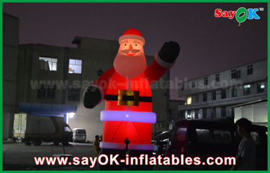 تزیین فستیوال رقصنده هوا بادی بادی قد بلند مرد بادی رنگ قرمز بابا نوئل برای مراسم
