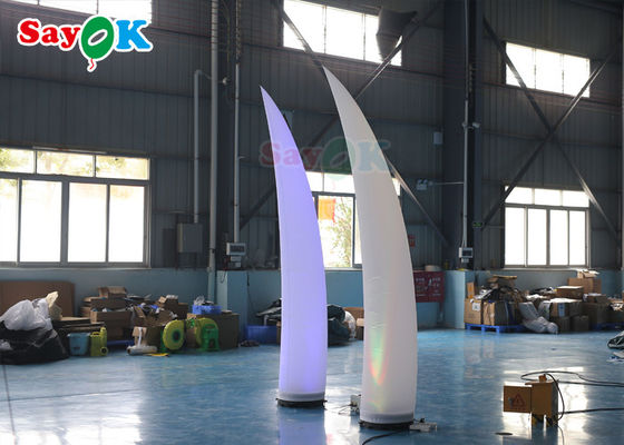 تزئینات نورپردازی بادی ROHS مخروط هلالی 3 متری