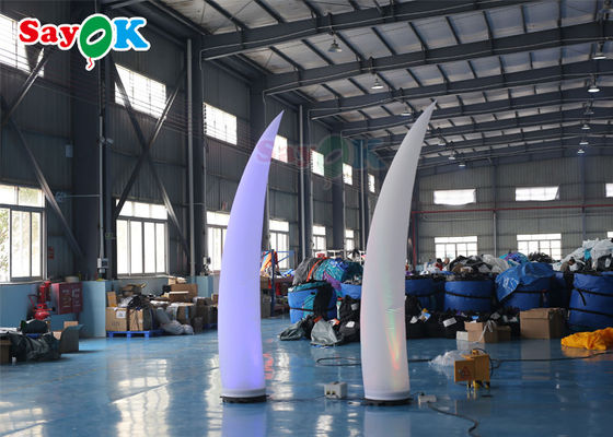 تزئینات نورپردازی بادی ROHS مخروط هلالی 3 متری