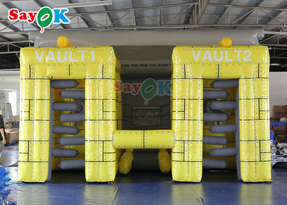 OEM Bank Vault Interactive Inflatable Game بازی تیراندازی بادی IPS