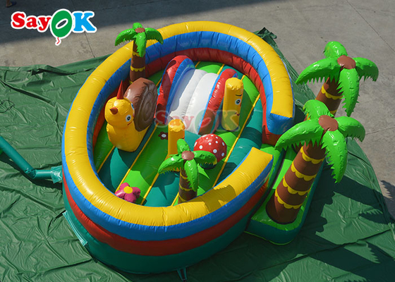 غول پیکر بادی Bouncing Castle Commercial Inflatable Bounce Playground Anti Ruptured