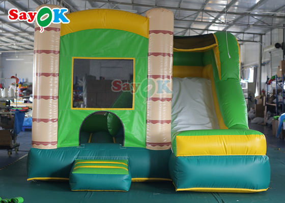 Commercial Bouncy House Inflable Jumping Castle Combo Slide 4x3.5x3.5mH