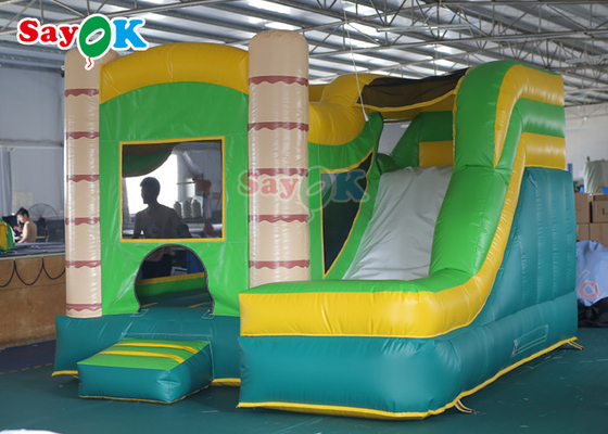Commercial Bouncy House Inflable Jumping Castle Combo Slide 4x3.5x3.5mH