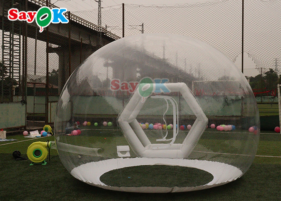 3.5 متر/4 متر تبلیغات مهمانی کودکانه چادر گنبدی حبابی شفاف خانه بادکنک های بادی