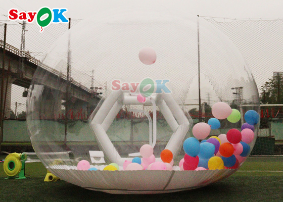 بادکنک بادی حباب چادر گنبدی حباب شفاف مهمانی عروسی خانوادگی حباب اتاق روشن برای کمپینگ