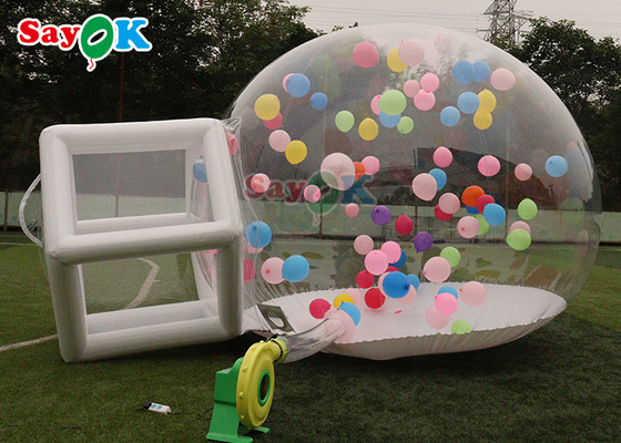 بادکنک بادی حباب چادر گنبدی حباب شفاف مهمانی عروسی خانوادگی حباب اتاق روشن برای کمپینگ
