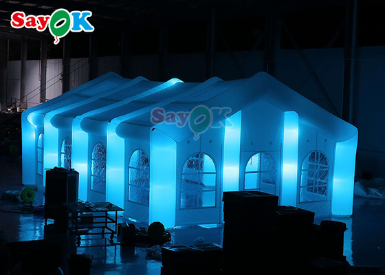 ساختار باشگاه شبانه مهمانی سفارشی چادر بار بادی رنگ سفید