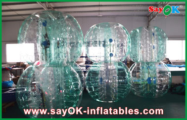 بازی های بادی غول پیکر در فضای باز 1.5 متر / 1.8 متر PVC TPU سپر توپ حباب فوتبال فوتبال بادی برای بازی در فضای باز