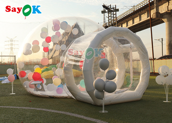 0.6 میلی متر PVC Bubble Bounce House اتاق بادی گنبدهای شفاف سفارشی