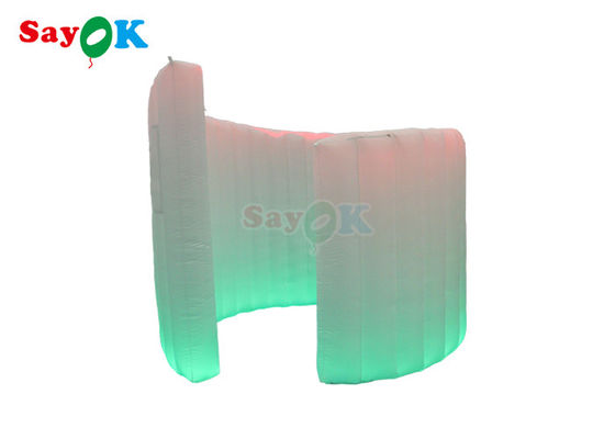 دکوراسیون جشن عروسی گنبد ۳۶۰ بوت عکس پشت پرده دیوار LED Light Inflatable Curved Wall