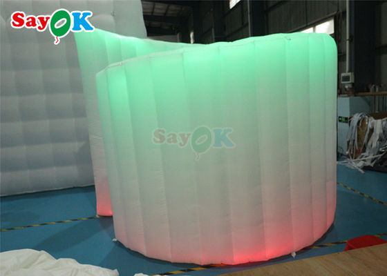 دکوراسیون جشن عروسی گنبد ۳۶۰ بوت عکس پشت پرده دیوار LED Light Inflatable Curved Wall
