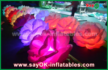 دکوراسیون نورپردازی بادی عاشقانه / گلدان گلدان بادی گل رز زنجیره ای برای عروسی