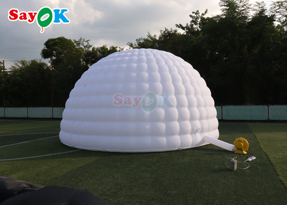 نورپردازی سفارشی چادر هوای بادی Blow Up Igloo Dome Tent برای فضای باز