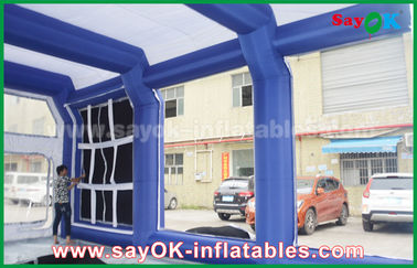 0.5mm PVC محصولات سفارشی تورم محصولات سفید آبی توربو اسپری غرفه خانه چادر